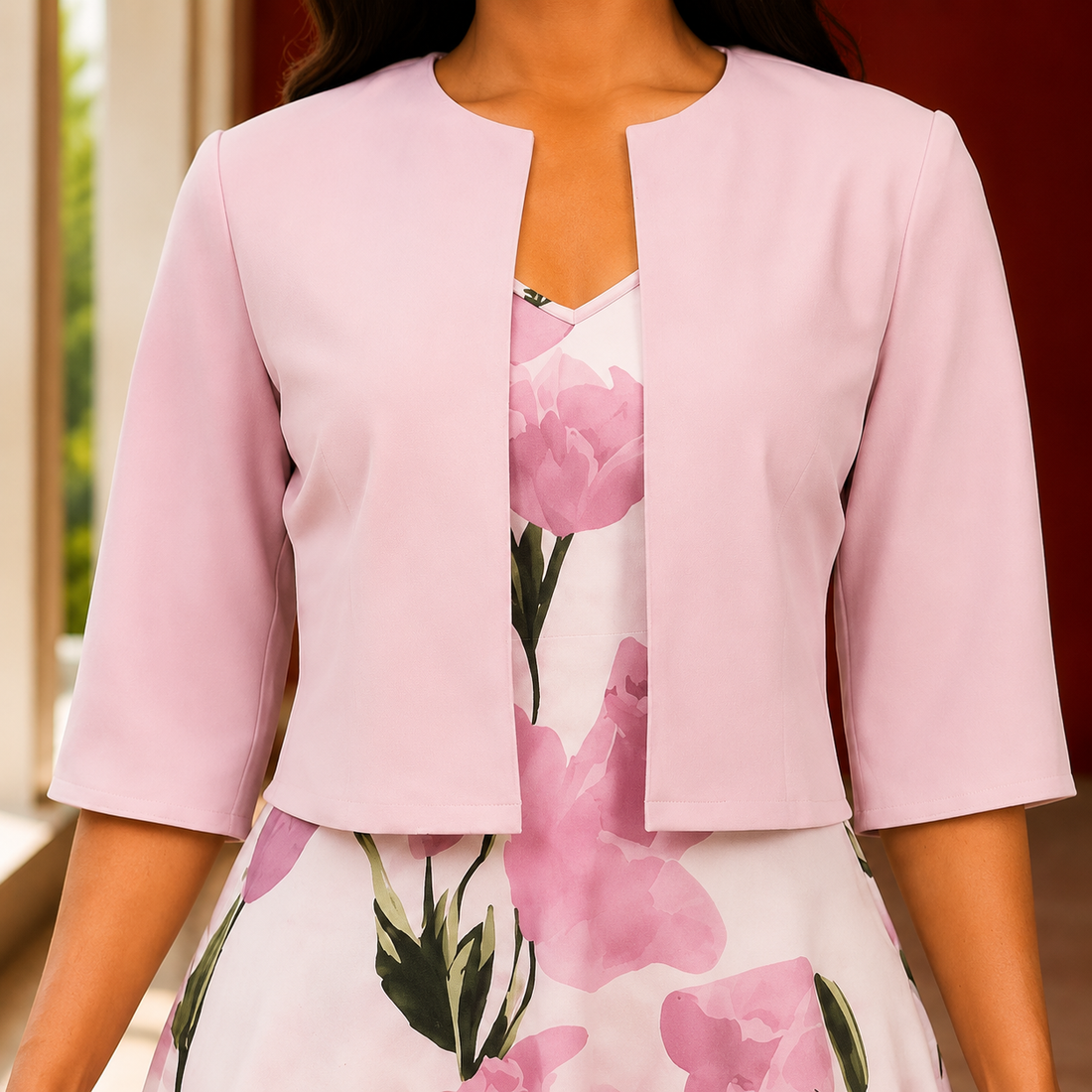 Rhea Floral Dress Set - Lead Product Detail