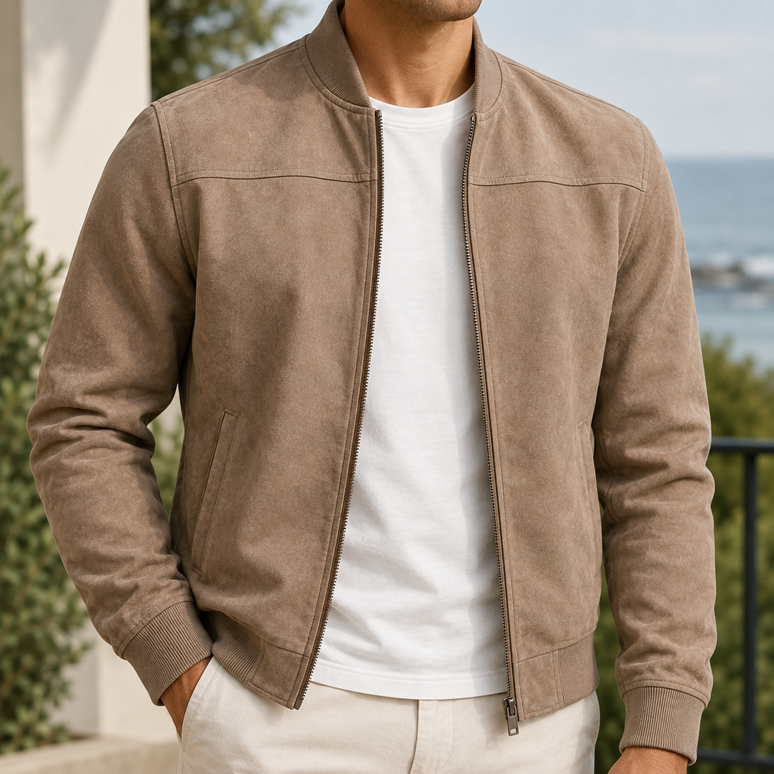 Vaughn Bomber Jacket - Lead Product Detail