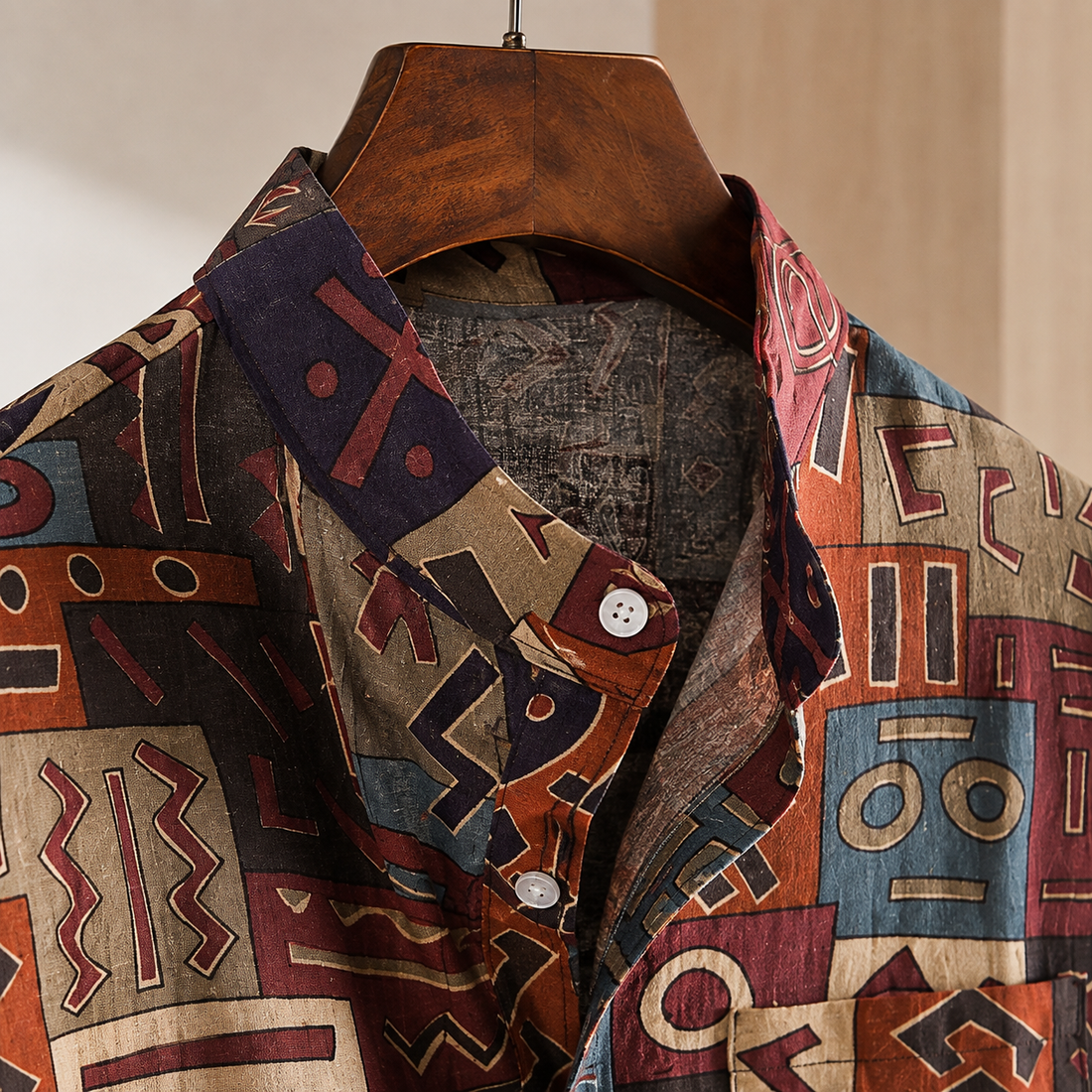 Milo Printed Shirt - Lead Product Detail