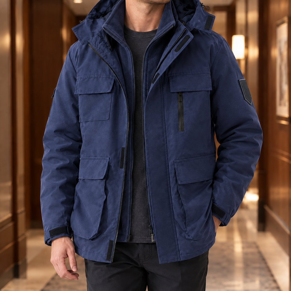 Peregrine Utility Jacket - Blue