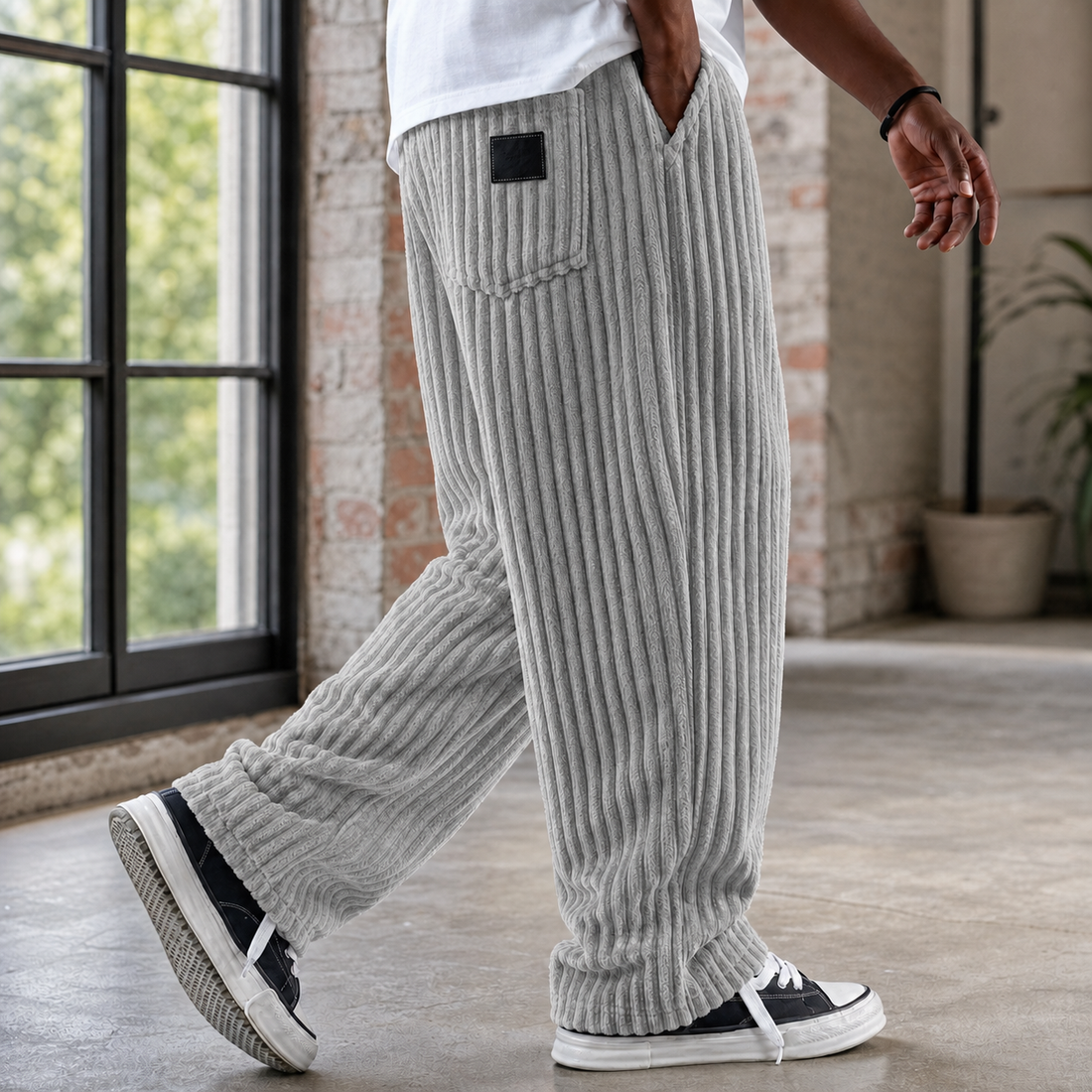 Soren Relaxed Pants - Gray