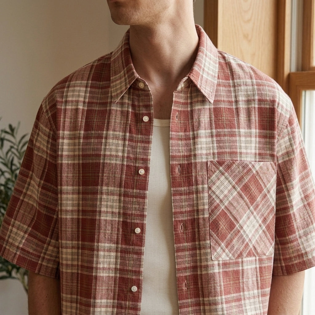 Caleb Plaid Shirt - Lead Product Detail