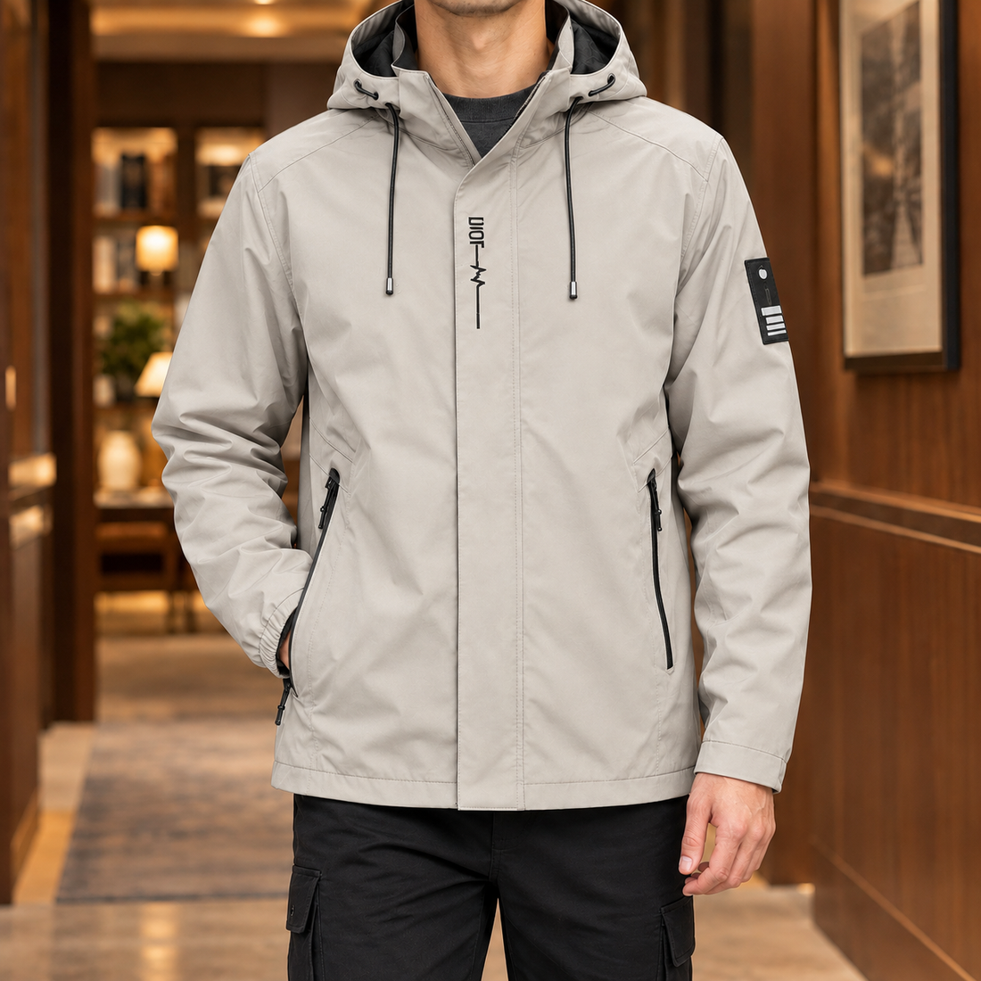 Matthias Hooded Jacket - Off White