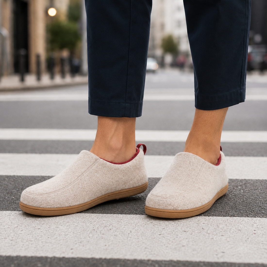 Vercelli Orthopedic Slippers - Cream