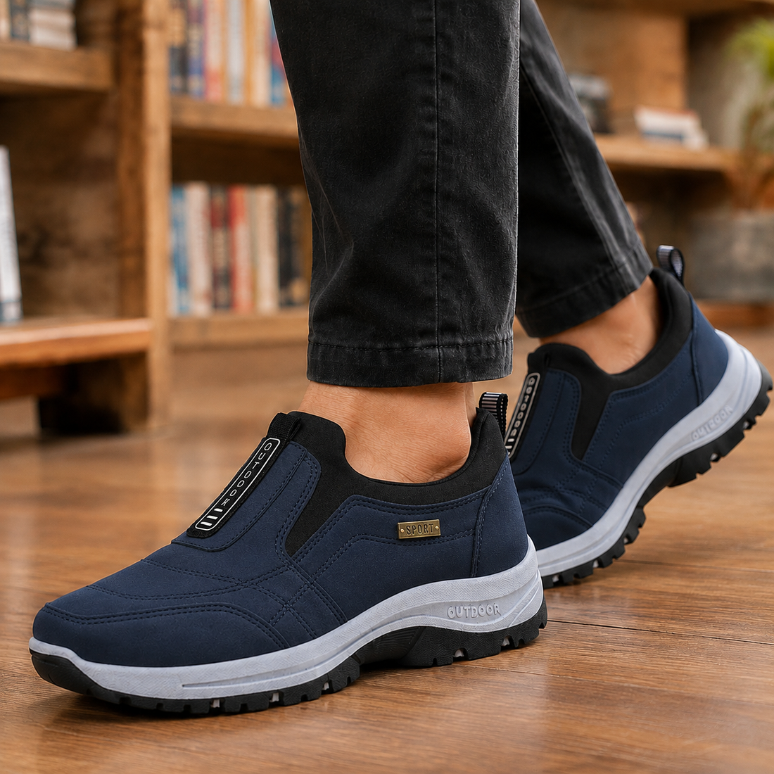 Frascati Slip-On Sneakers - Navy Blue
