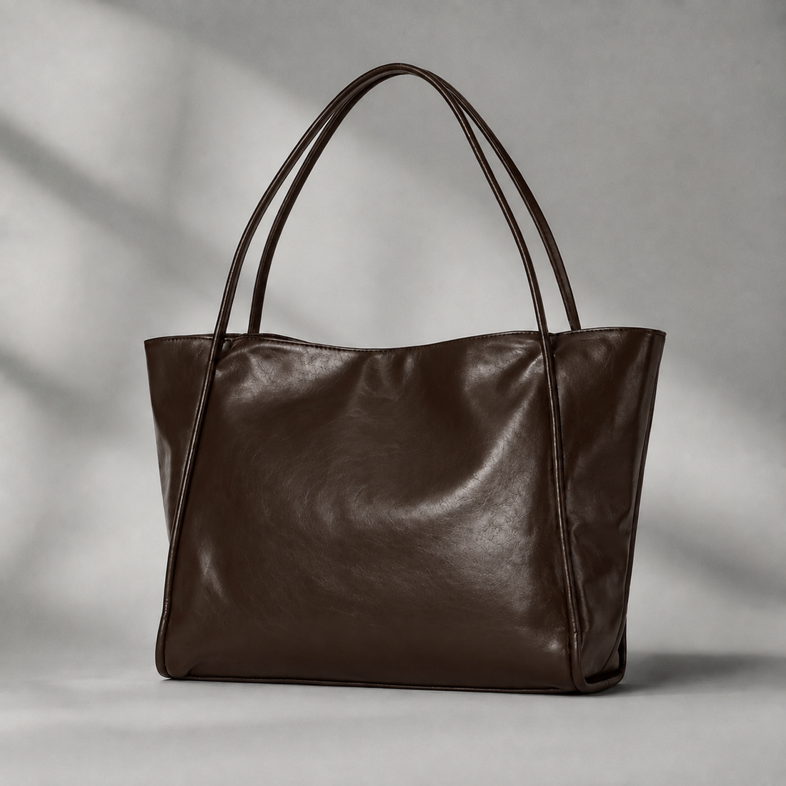 Cabrini Vintage Tote Bag - Dark Brown