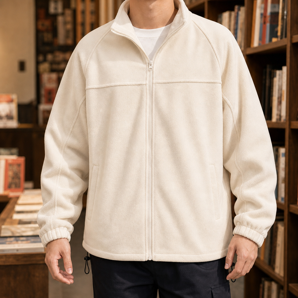 Luca Fleece Jacket - Cream