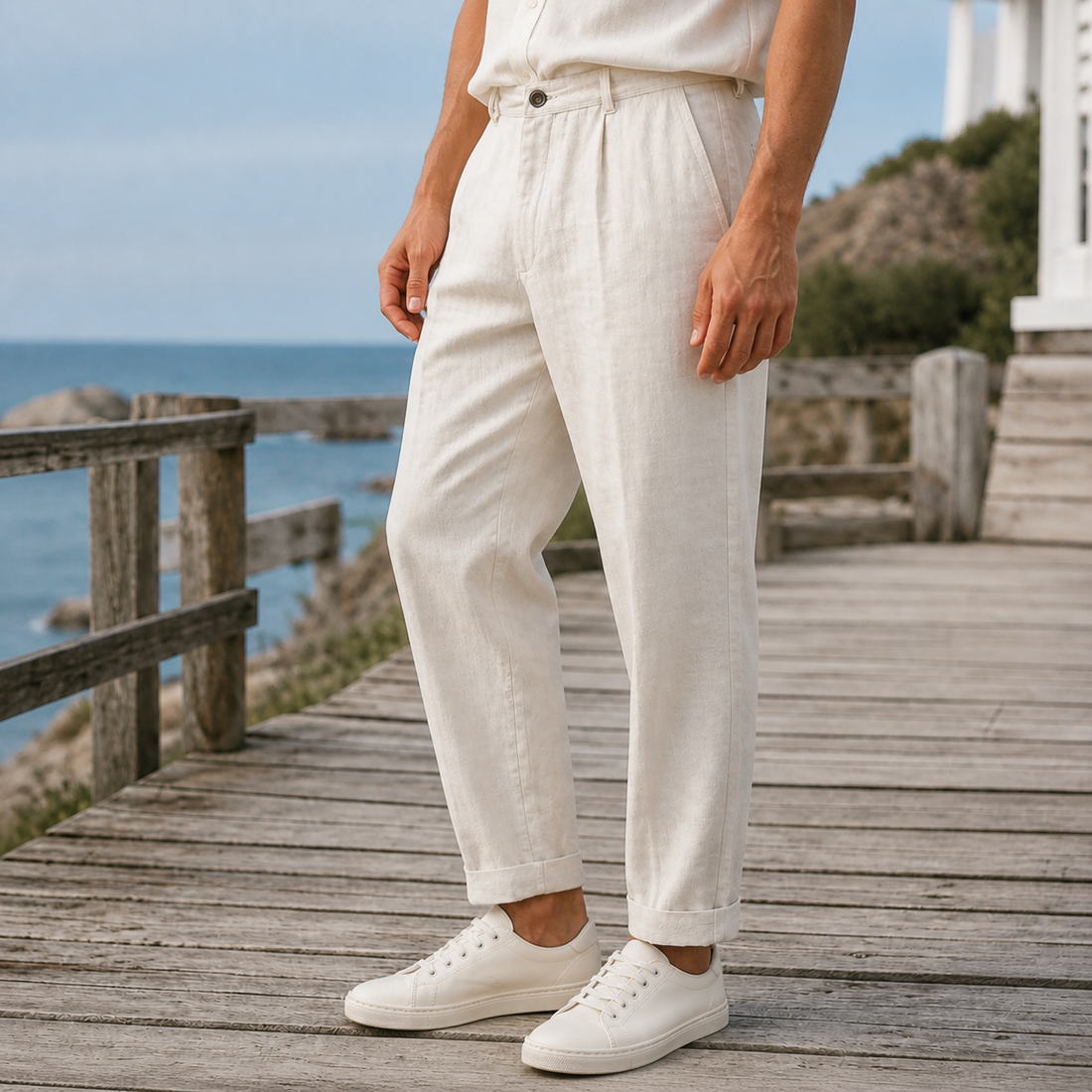 Holden Tapered Pants - White