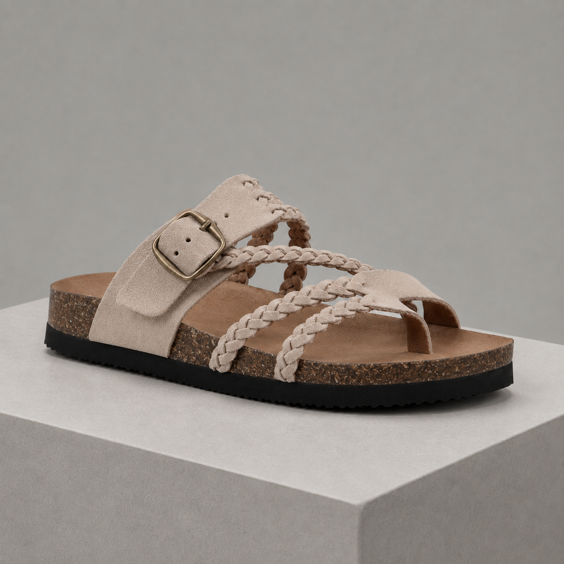 Valencia Orthopedic Sandals - Beige