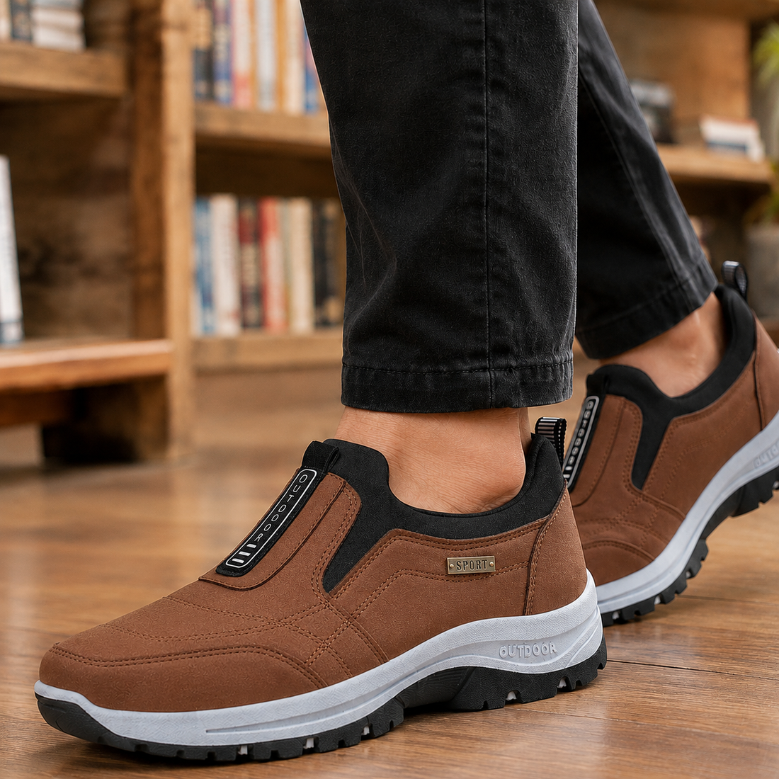 Frascati Slip-On Sneakers - Coffee Bean Brown