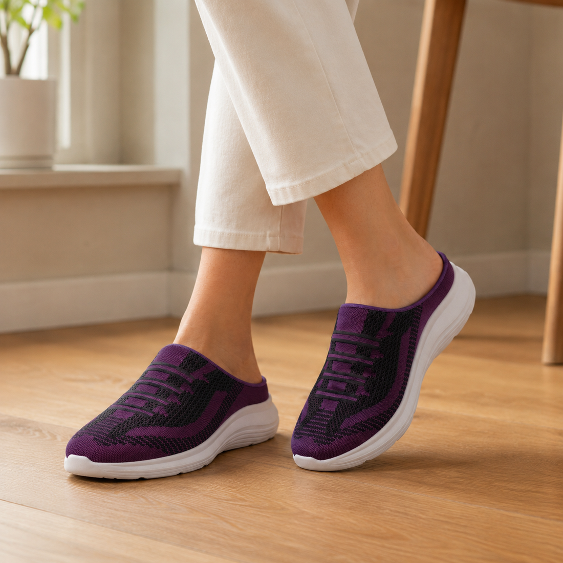 Capaldi Slip-On Sneakers - Purple