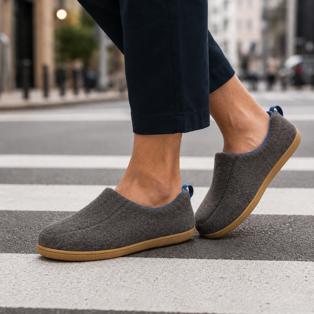 Vercelli Orthopedic Slippers - Dark Gray