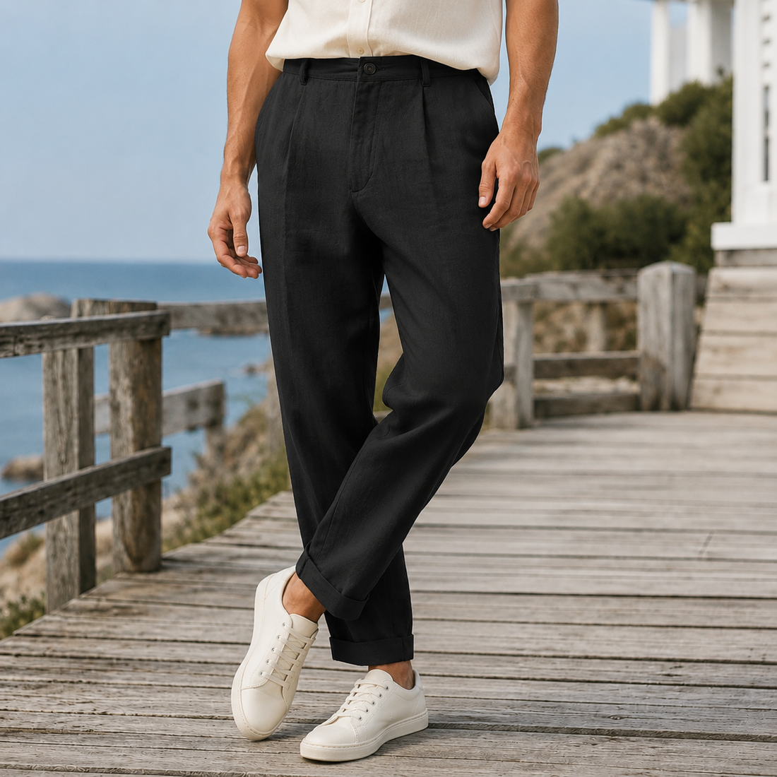 Holden Tapered Pants - Black