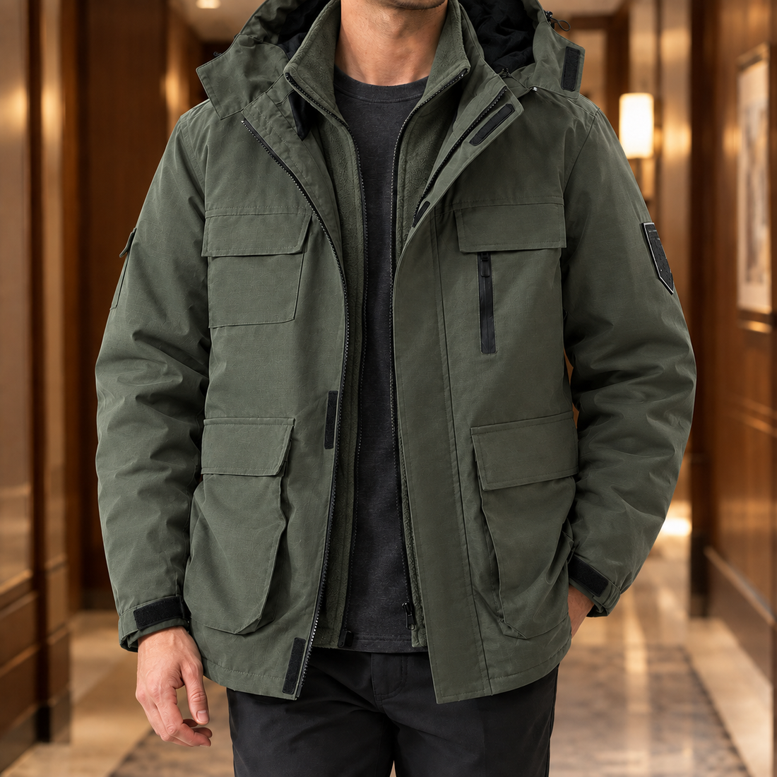 Peregrine Utility Jacket - Army Green