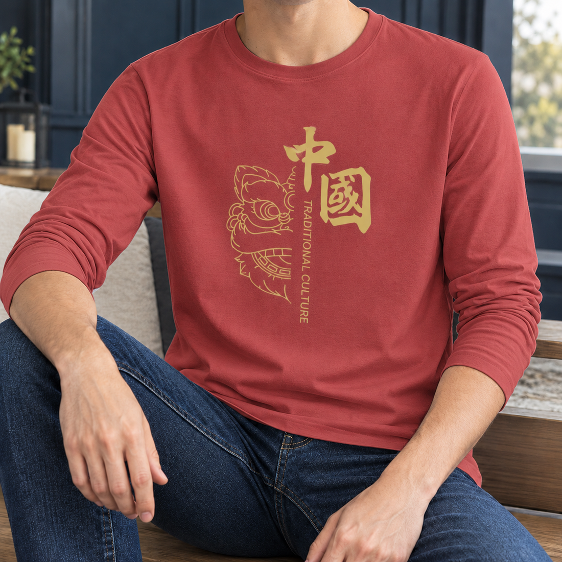 Martin Graphic Top - Brick Red