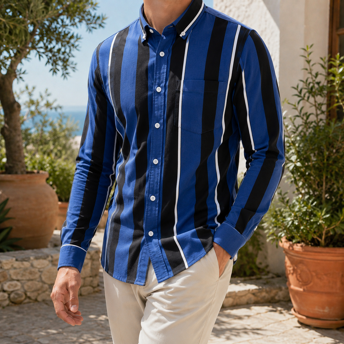 Wyatt Button Down Shirt - Blue