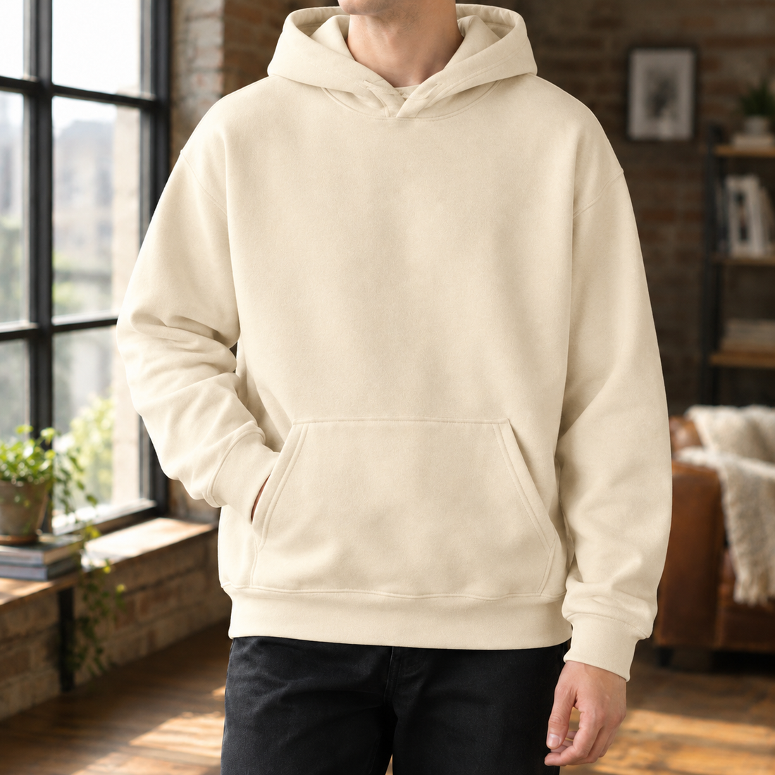 Kit Fleece Hoodie - Khaki