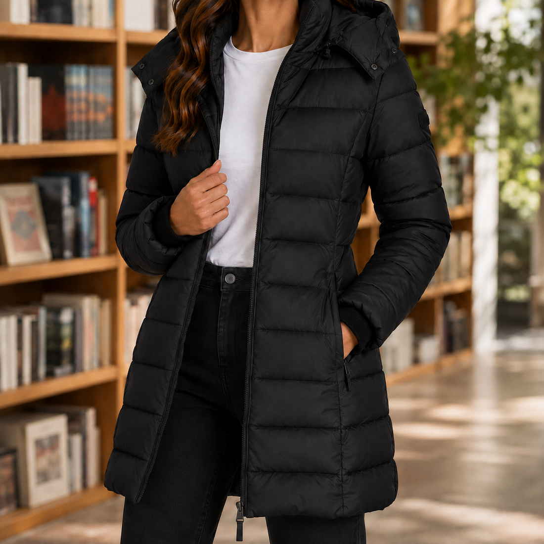 Dahlia-Claire Quilted Jacket - Black