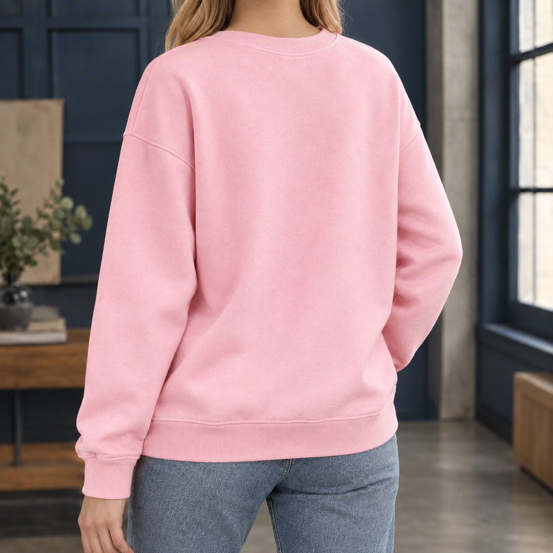Florence-Kate Relaxed Sweatshirt - Pink