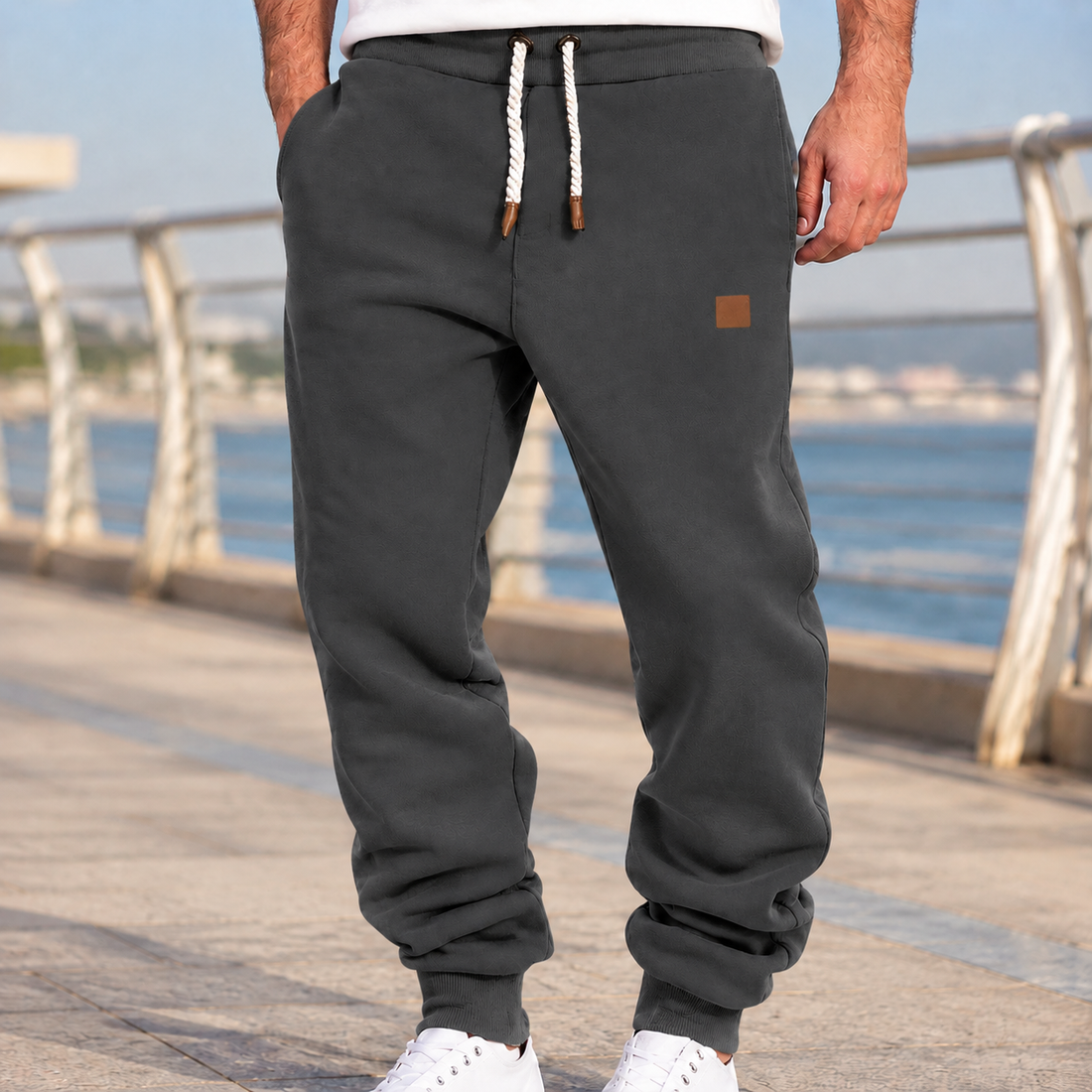 Desmond Tapered Joggers - Charcoal Gray