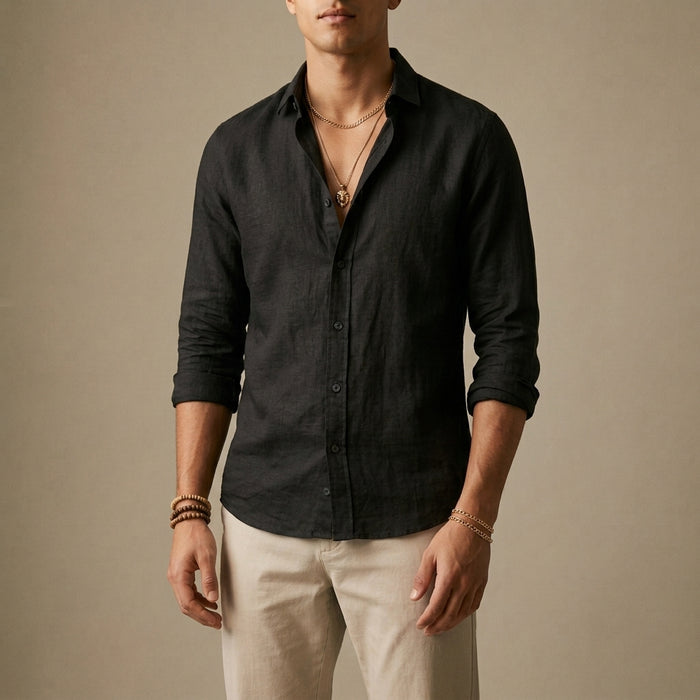Riviera Cotton Linen Shirt