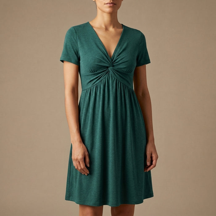 Paloma Twist Front Mini Dress