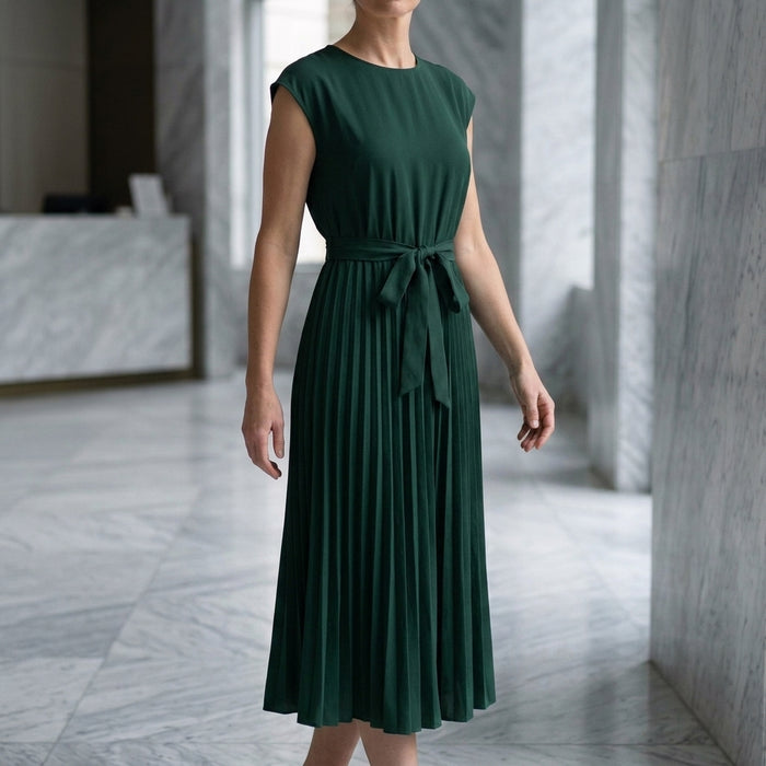 Leonie Pleated Dress