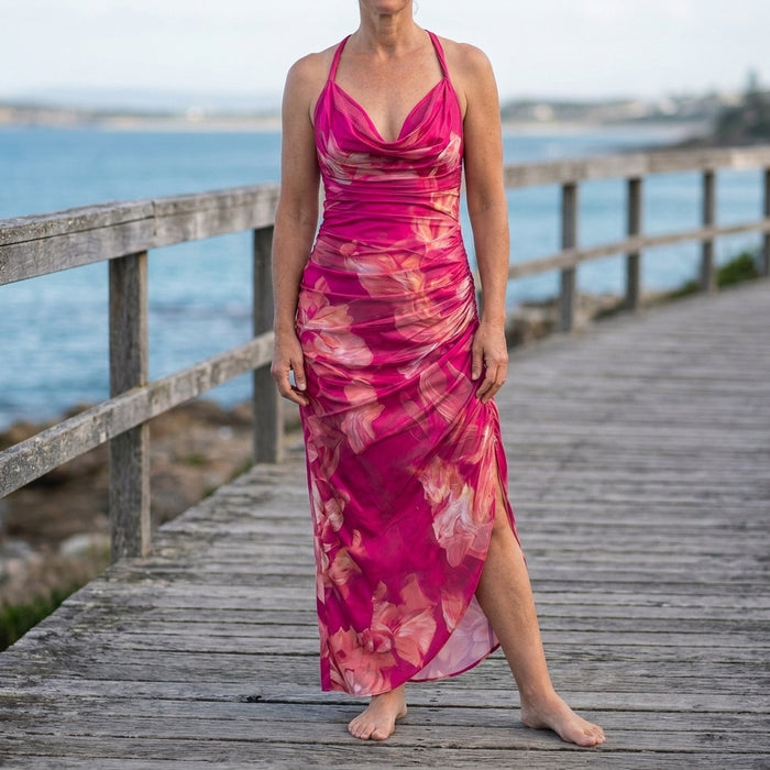 Annabelle Pleated Midi Dress