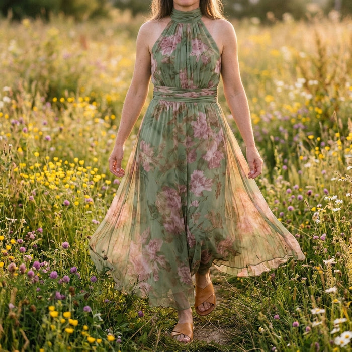 Louisa Floral Midi Dress