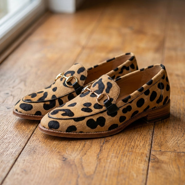 Claudia Leopard Loafers