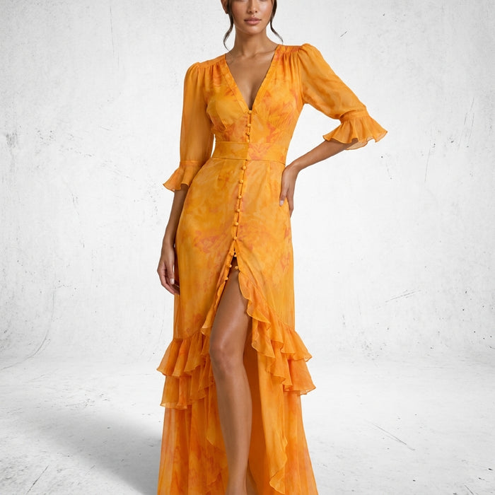 Ottilie Ruffled Maxi Dress