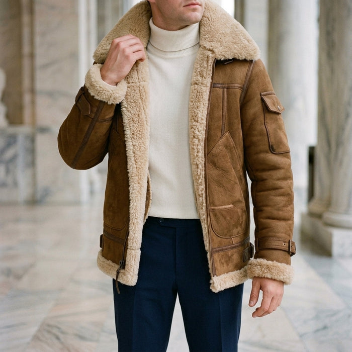 Wilder Aviator Shearling Jacket