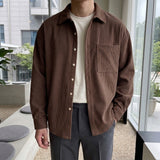 Mason Corduroy Overshirt - Coffee Brown