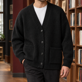 Brannock Ribbed Cardigan - Black