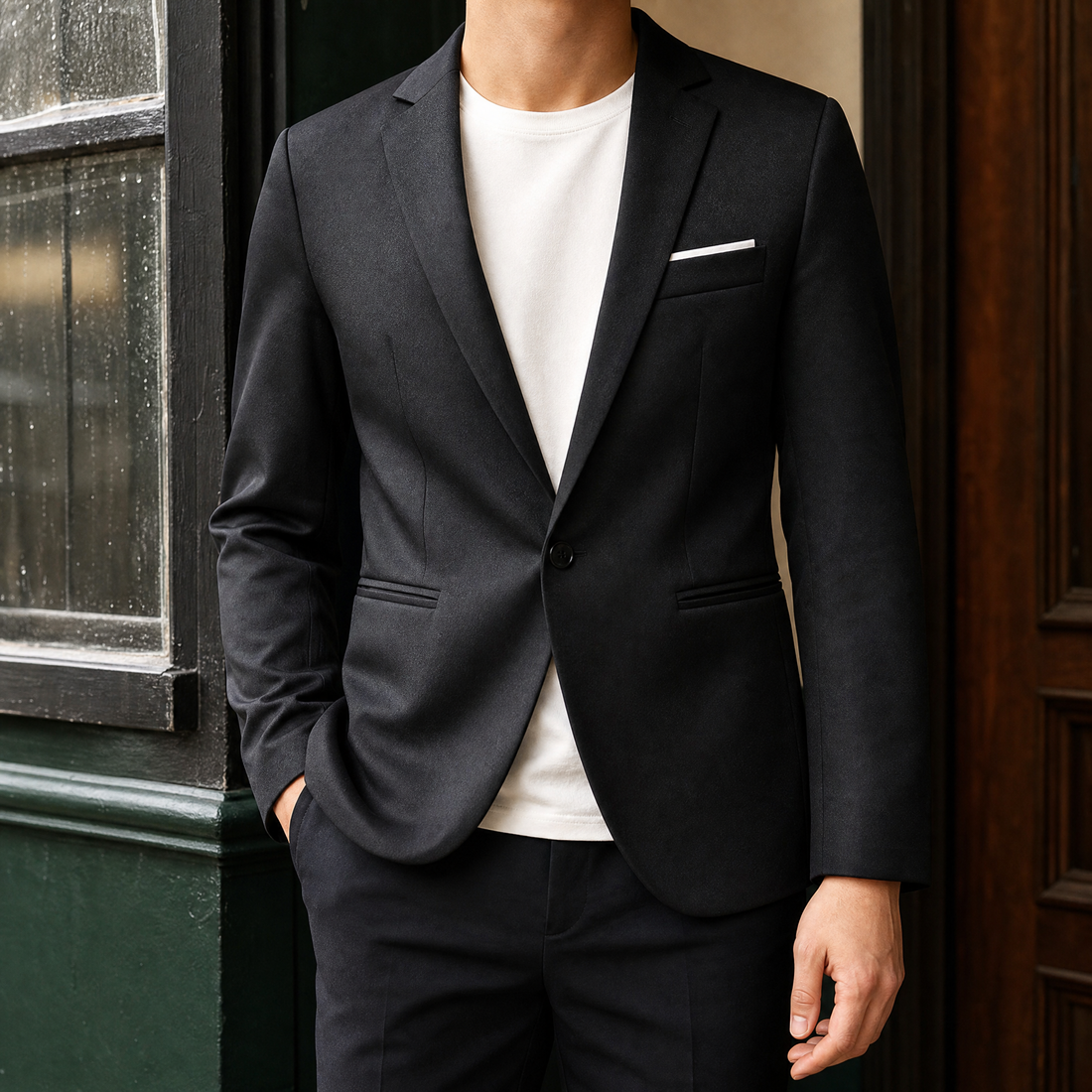 Eldric Tailored Jacket - Black