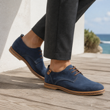 Santoro Suede Derby Shoes - Black
