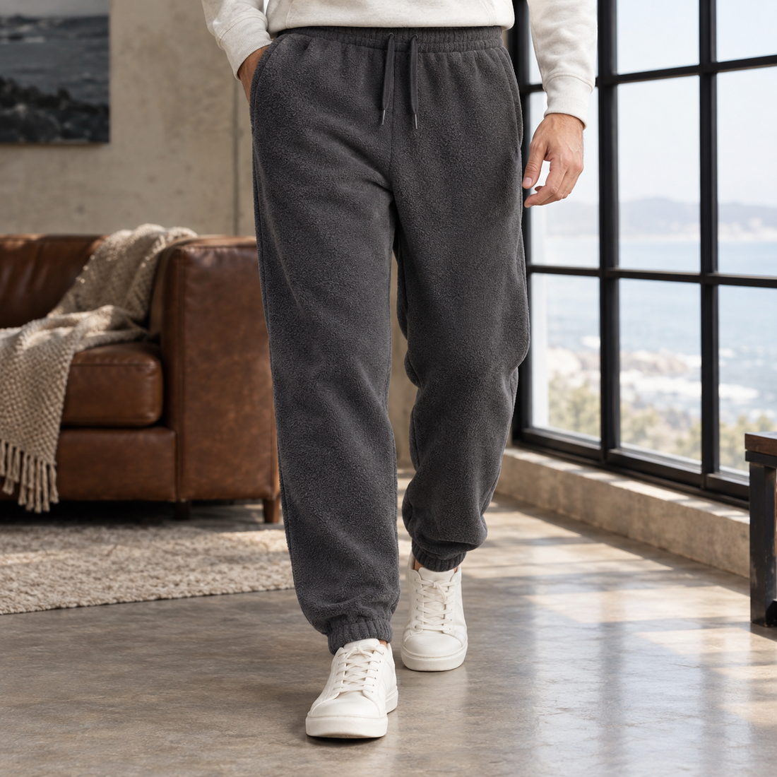 Gaspard Tapered Pants - Dark Gray
