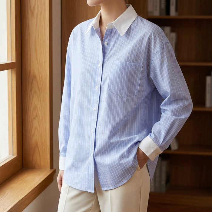 Willa Contrast Collar Shirt