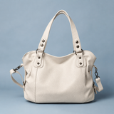 Fiorini Studded Hobo Bag - Beige