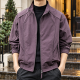 Paul Stand Collar Jacket - Purple