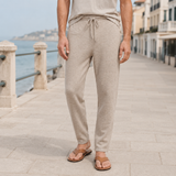 Francis Merino Wool Pants - Dark Beige