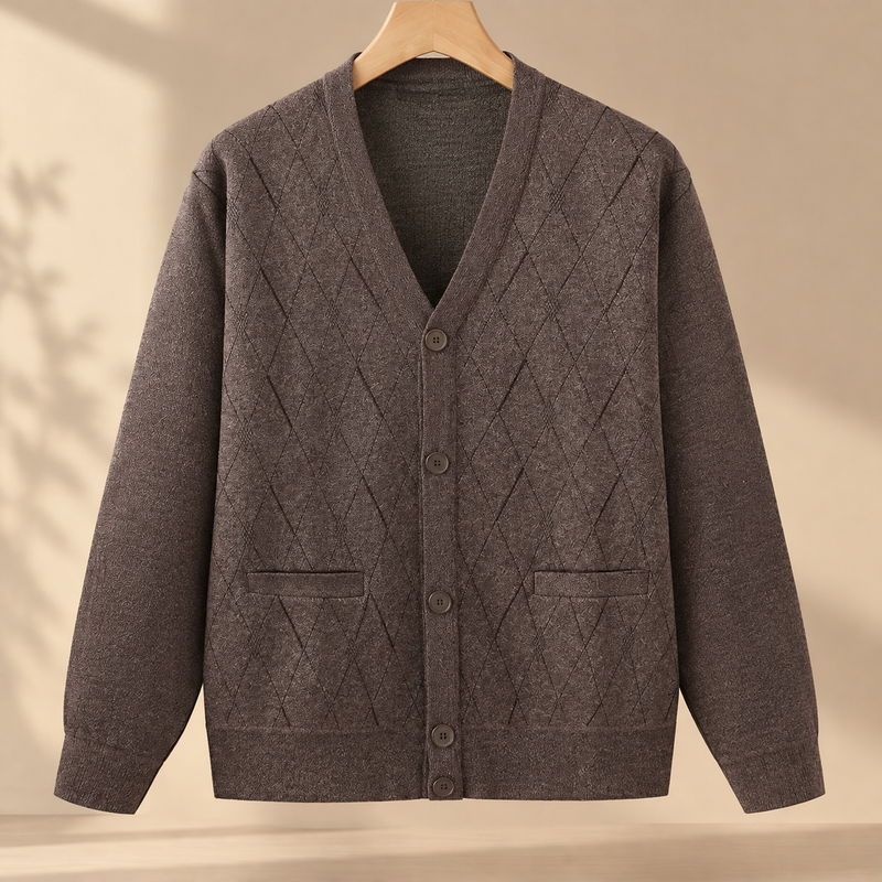 Albin Argyle Cardigan