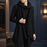 Damien Hooded Hoodie - Black