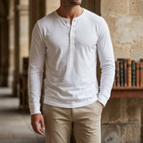 Knox Henley Shirt - Blanc