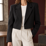 Zelda-Faye Cropped Jacket - Black