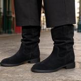 Gargano Suede Boots - Black
