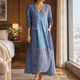Marlene-Elise Patchwork Maxi Dress - As Pictured