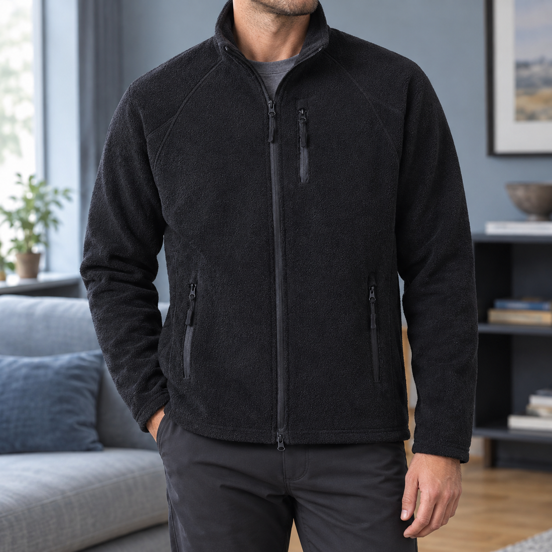 Jules Fleece Jacket - Black