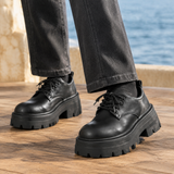 Bembo Platform Derby Shoes - Black