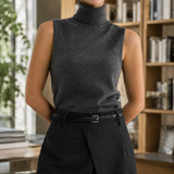 Lydia Turtleneck Sweater - Dark Gray